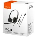 Creative HS-230 Wired Headphones with USB Microphone Black Photo
