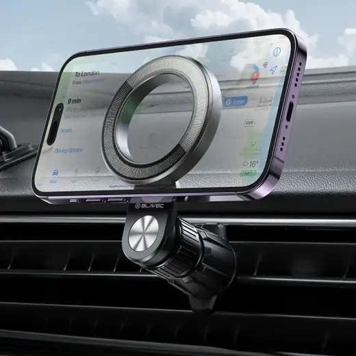 Blavec Car holder BH-03 magnetic Ring to air vent (BH03-MAVRB) black Foto 5