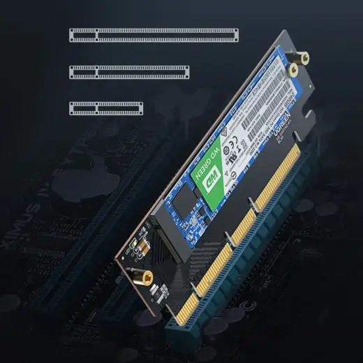 Ugreen CM465 PCIe 4.0 x4 to M.2 NVMe M-Key Expansion Card - Black Foto 6