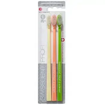 Swissdent Gentle Extra Soft Toothbrush Trio - Zubní kartáčky