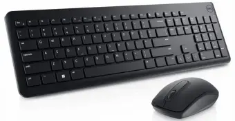 Dell Keyboard and Mouse KM3322W Keyboard and Mouse Set  Wireless  Batteries included  RU  Black Фото num