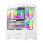 DarkFlash C365 computer case (white) + 5 fans — Фото 1
