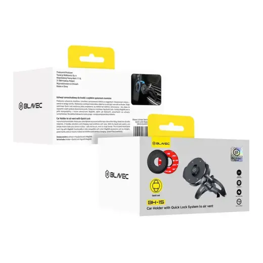 Blavec Car holder BH-15 Quick Lock Magsafe to air vent (BH15-QLMAVB) black Foto 7