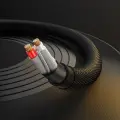 UGREEN AUX audio sadalītājs ar jack 3,5 mm kabeli, 20 cm (sudraba krāsā) Foto 4