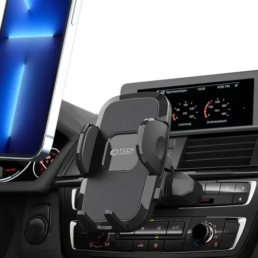 Tech-Protect V3 car phone holder with CD drive - black Photo