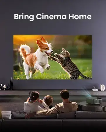 Yaber K3 LCD FullHD 1080p Multimedia Projector with JBL Speakers - Black Photo