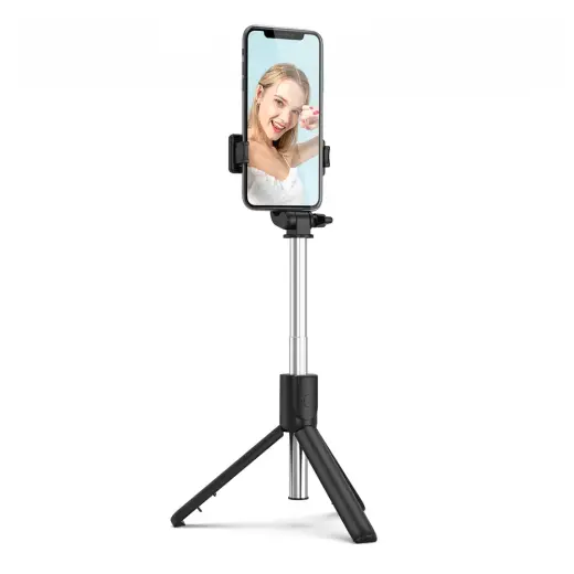 Selfie stick WRY1S telescopic tripod 0.7m for phone - black Foto 22