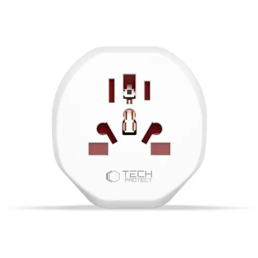 TECH-PROTECT UNIVERSAL TRAVEL CHARGER | white Photo