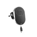 SBS TESUPP15WRETRACABL Wireless Charger Smartphone Holder with Retractable Cable Compatible with MagSafe - Black Фото num