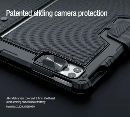 Nillkin Bumper Combo Keyboard Case (Backlit Version) for iPad 12.9 Pro 2020|2021|2022 Black Фото num