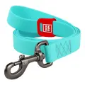 WAUDOG waterproof luminescent dog leash 25mm wide, 183 cm long turquoise Фото num