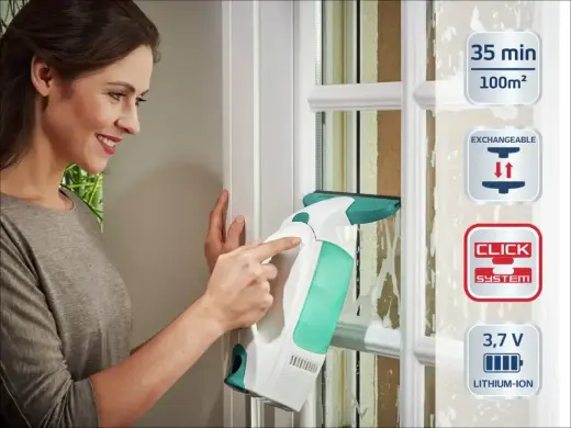 LEIFHEIT Nomaināms uzgalis vakuuma logu tīrītājam Dry&Clean 17cm Foto 2