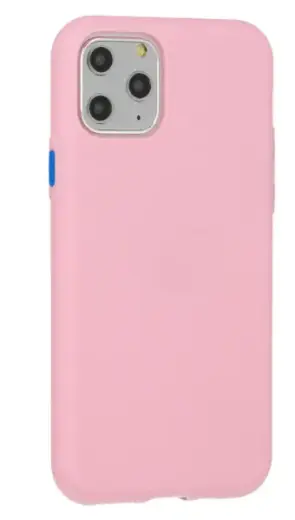 Fusion Solid Silicone maciņš telefonam iPhone 12 Mini rozā