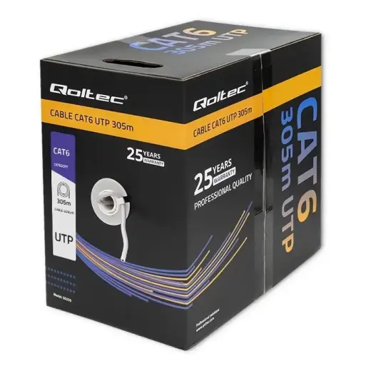 Qoltec Patchcord UTP cable CAT6  305m
