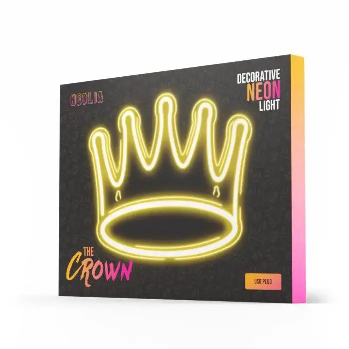 ż_Neon PLEXI LED CROWN warm white NNE12 Neolia Foto 2