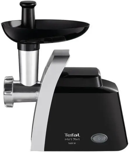 TEFAL gaļas mašīna,1400W, līdz 1,7kg/min ,melna-sudraba Фото num