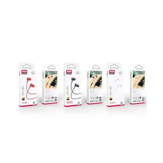 XO wired earphones EP57 jack 3,5mm white Foto 2