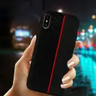 MOTO CARBON Case for Samsung Galaxy A6 Plus 2018 Black with red stripe — Photo 5