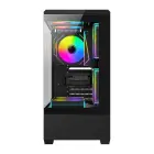 DarkFlash C365 computer case (black) + 5 fans — Фото 4