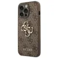Guess PU 4G Metal Logo Case for iPhone 14 Pro Brown — Foto 2