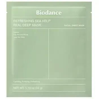 Biodance  Refreshing Sea Kelp Real Deep Mask - soothing face mask 34.0g