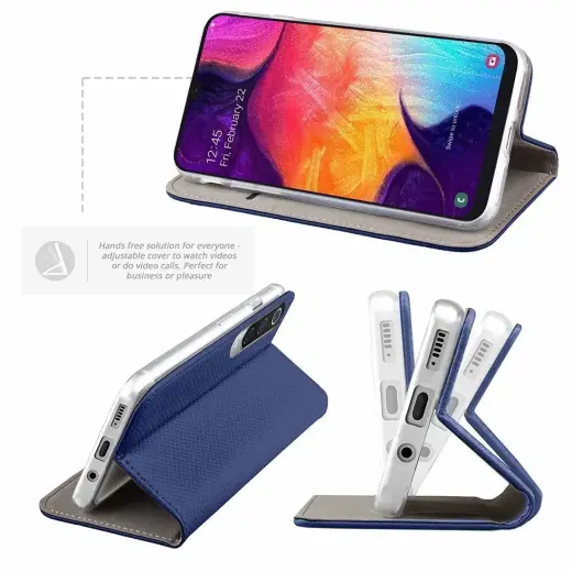 Fusion magnet case книжка чехол для Samsung A245 Galaxy A24 4G синий Фото num