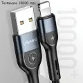 USAMS SJ423 провод для передачи данных и зарядки | USB-A на Lightning | 10W | с LCD дисплеем | 1.2m | зеленый Фото num