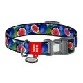 Waudog "Fig" nylon dog collar with QR code, size XL Фото num