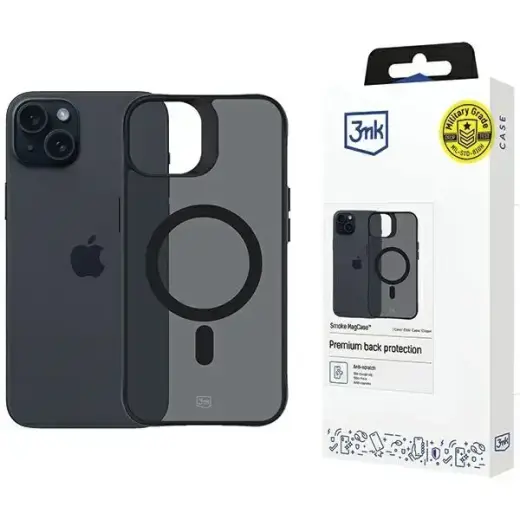 3MK Smoke MagCase iPhone 15 Plus 6.7"