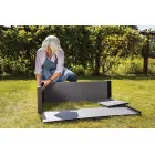 Rectangular flower bed border Maple Trough 106x52x32cm grey — Photo 4