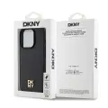 DKNY PU Leather Repeat Pattern Stack Logo MagSafe Case for iPhone 13 Pro Black — Photo 5