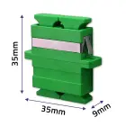 Qoltec Adapter fiber optic SC/APC | Duplex | Singlemode — Foto 4