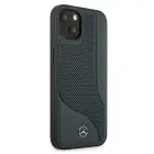Mercedes MEHCP13MCDONA iPhone 13 6,1"navy hardcase Leather Perforated Area Foto 4