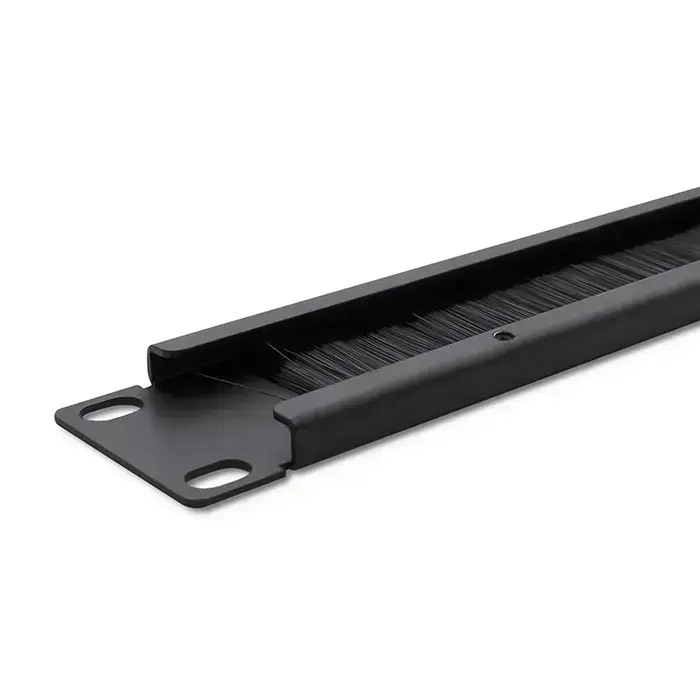 Qoltec Solid steel brush strip for 19" racks | 1U Foto 6