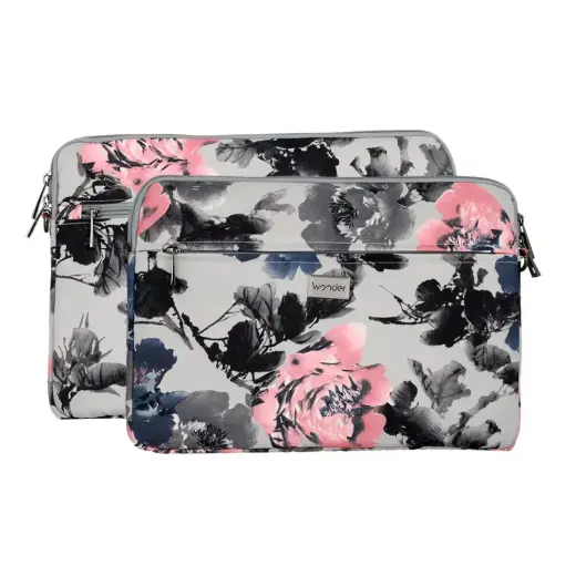 Wonder Sleeve Laptop 13-14 inches peonies