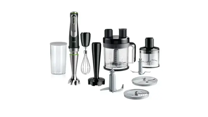 Braun MultiQuick 9 MQ 9187XLI 0.6 L Immersion blender 1200 W Black, Stainless steel