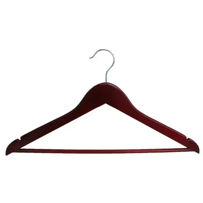 Clothes rack, wooden, dark