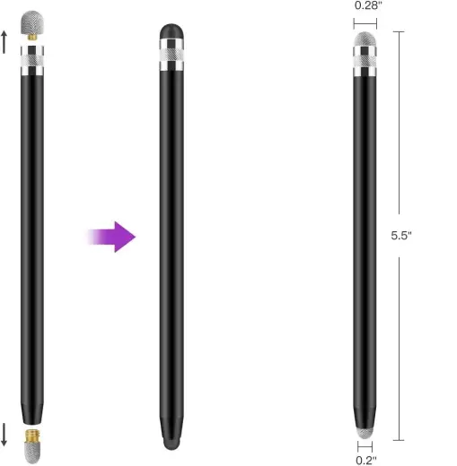 TECH-PROTECT USP100 4-TIP TOUCH STYLUS PEN VIOLET|PINK Photo