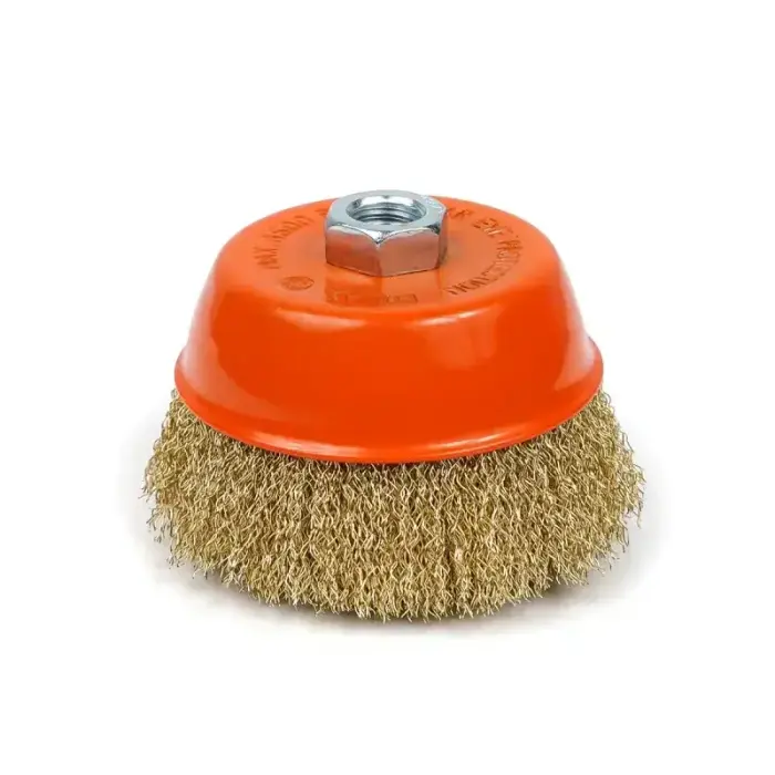 Polax kausa birste ar vītni leņķa slīpmašīnām M14 | 100 mm Foto 3