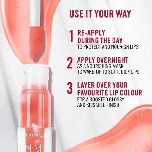 Debenhams Oh My Gloss Lip Oil 6Ml in Pink Flush Foto 4