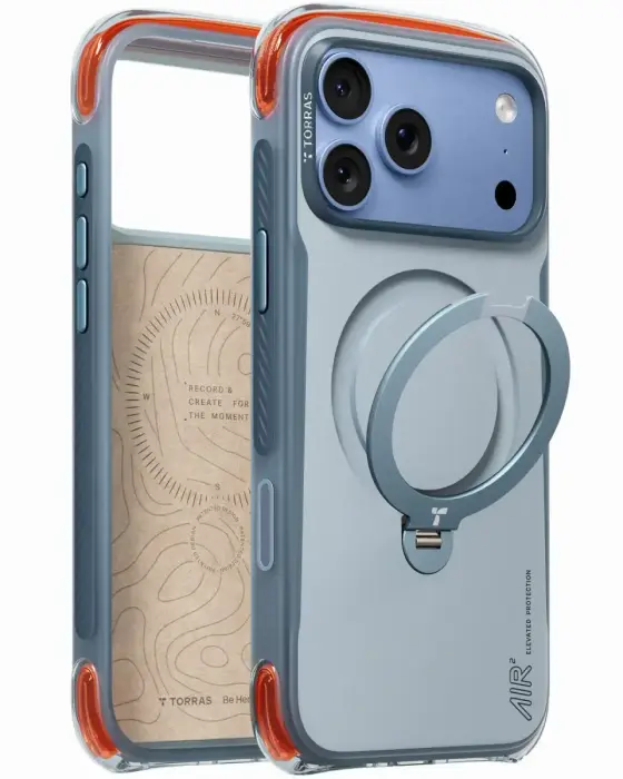 Torras Ostand Q3 Air Pro, polar slate blue - iPhone 18 Pro/17 Pro