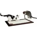 Nagu asināmais : Trixie Scratching mat with plush border, 70 × 45 cm, dark brown Foto 6