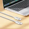 Tech-Protect Ultraboost Lite провод для передачи данных и зарядки | USB-C на USB-C | 60W | 1м | cool grey — Фото 5