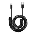 data transfer and charging cable | USB-A to Micro USB | 10W | 1m | black — Photo 2