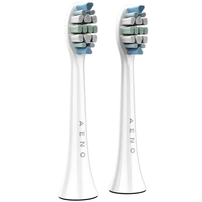AENO Replacement Toothbrush Heads for DB3/DB4/DB5/DB6, White, 2 pcs