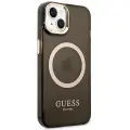 Guess Translucent MagSafe Compatible Case for iPhone 14 Plus Black — Foto 4