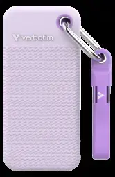 Ārējais SSD Verbatim Pocket Purple 1TB USB-C