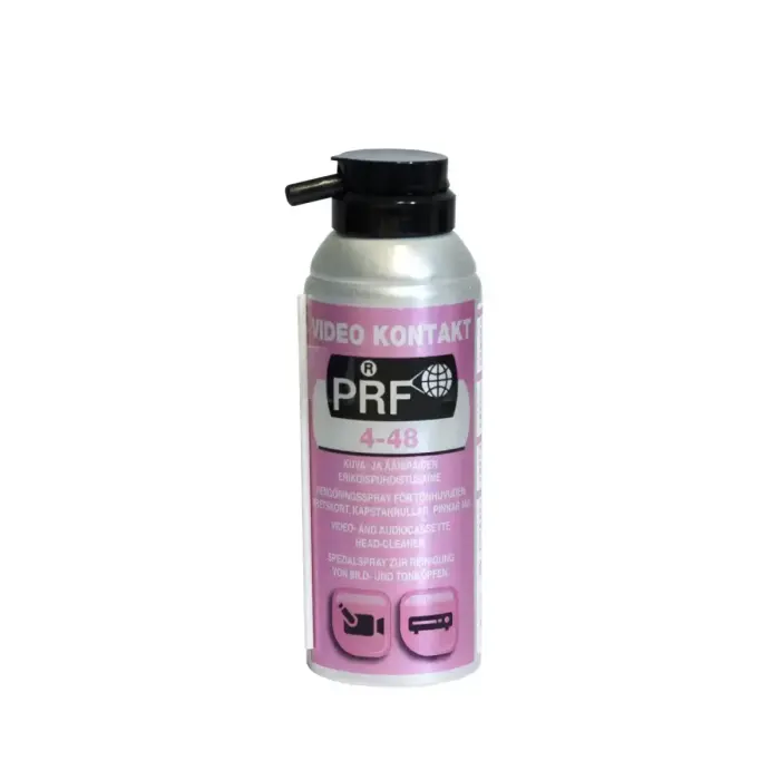 Special spray for cleaning of magnetic heads of audio and video recorders. Non-con-ductive. PRF 4-48 220 ml Taerosol