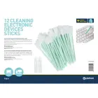 Platinet PFS5430 Tīrīšanas nūjiņas ierīcēm | 12gab | Bezalkoholiskais šķidrums 2x2ml Foto 3