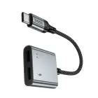HOCO UPA34A adapter USB-C to 2x USB-C | gray — Photo 5